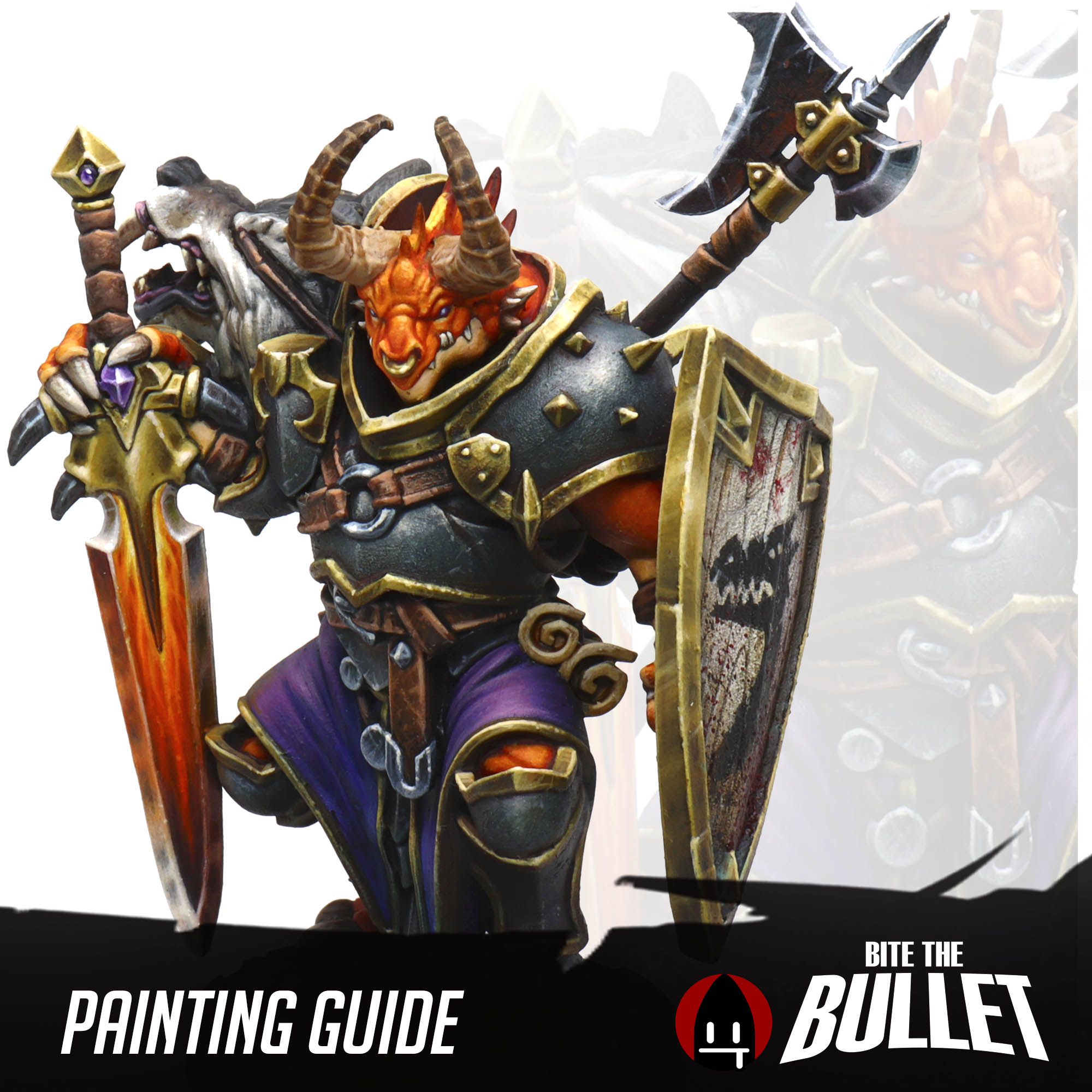 [PDF Only] (Painting Guide) Dragonborn Fighter